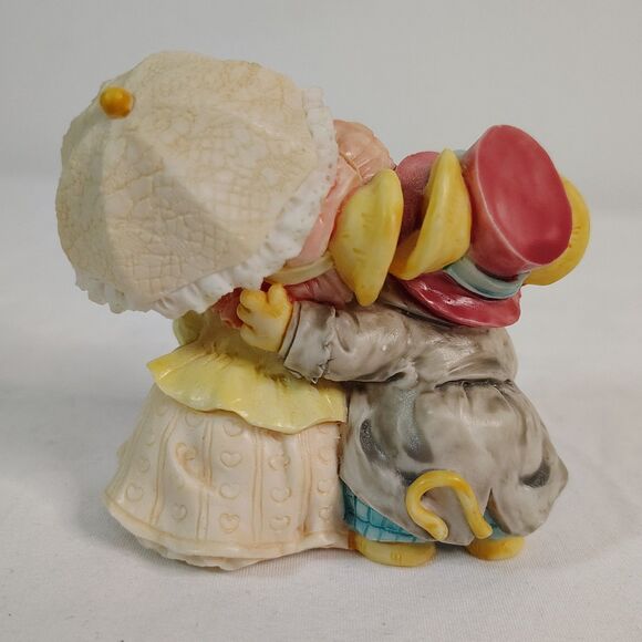 Vtg Ganz LITTLE CHEESERS Sunday Stroll Mice Mouse Collectible Couple Courting - Picture 2 of 3